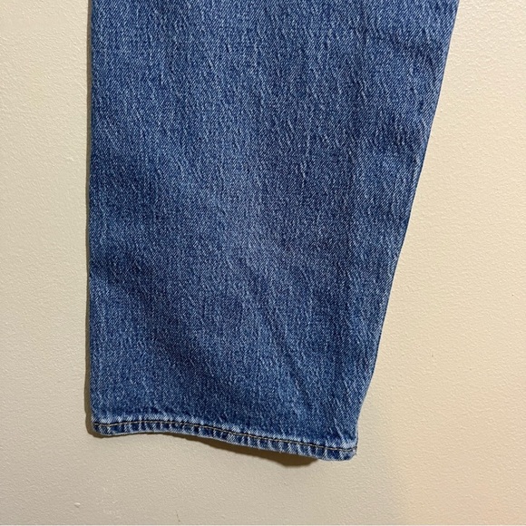 Levi’s Premium 501 ‘93 Straight Fit Men’s Jeans Basil Sky Destructed Medium Wash - Picture 8 of 16